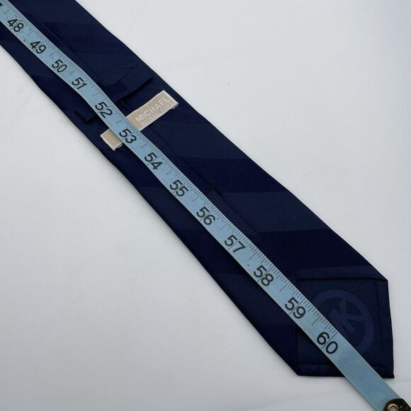 Michael Kors Lands End Silk Neckties Lot of 3 / 1 Bow Tie Striped Blue Orange - Picture 11 of 16